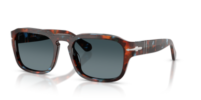Persol PO3386S con Montatura Tortoise Brown &amp; Pearl Blue e Lenti Blu - Immagine 1