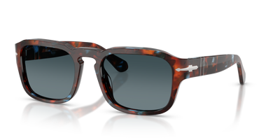 Persol PO3386S mit Tortoise Brown &amp; Pearl Blue Gestell und Blau Gläsern - Bild 1