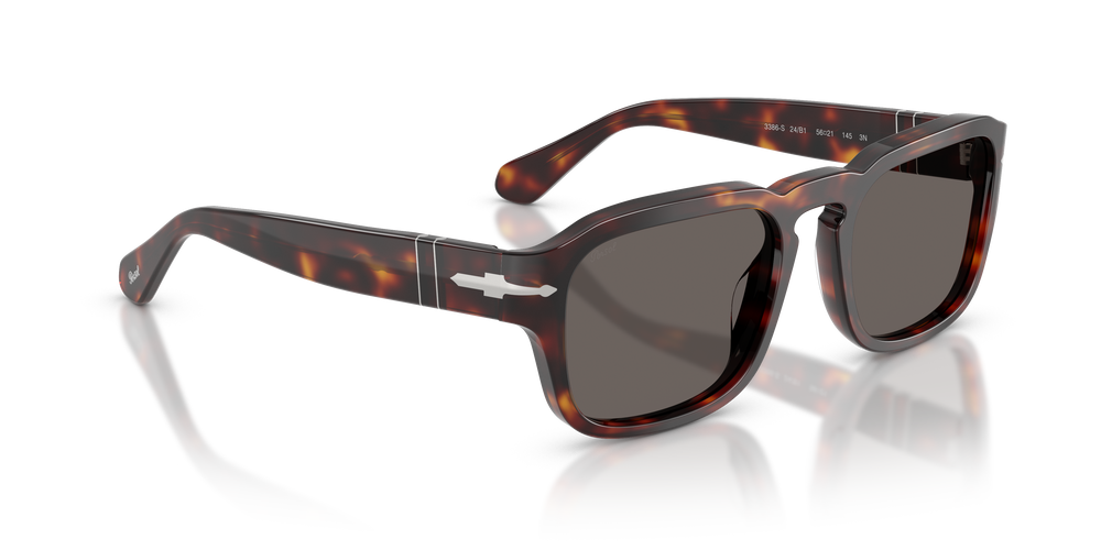 Persol PO3386S avec Monture Havana et Verres Gris - Image 3