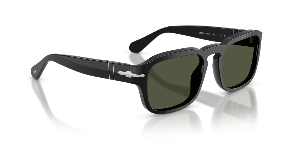 Persol PO3386S con Montatura Nero e Lenti Verde - Immagine 3