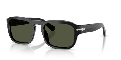 Persol PO3386S con Montatura Nero e Lenti Verde - Immagine 1