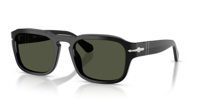 Persol PO3386S with Black Frame and Green Lenses - Image 1