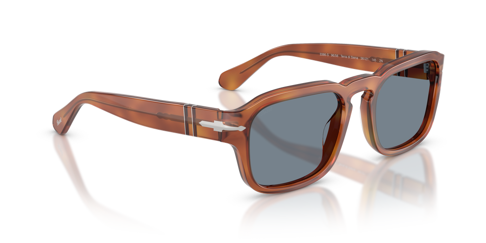 Persol PO3386S con Montatura Terra di Siena e Lenti Blu - Immagine 3