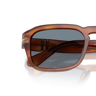 Persol PO3386S with Terra Di Siena Frame and Blue Lenses – Variant Image