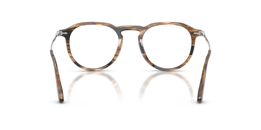Persol PO3387V - Pier with Striped Black &amp; Greish Brown Frame - Image 5
