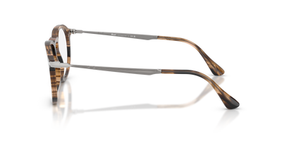 Persol PO3387V - Pier with Striped Black &amp; Greish Brown Frame - Image 4