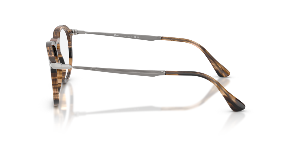 Persol PO3387V - Pier mit Gestell Striped Black &amp; Greish Brown - Bild 4