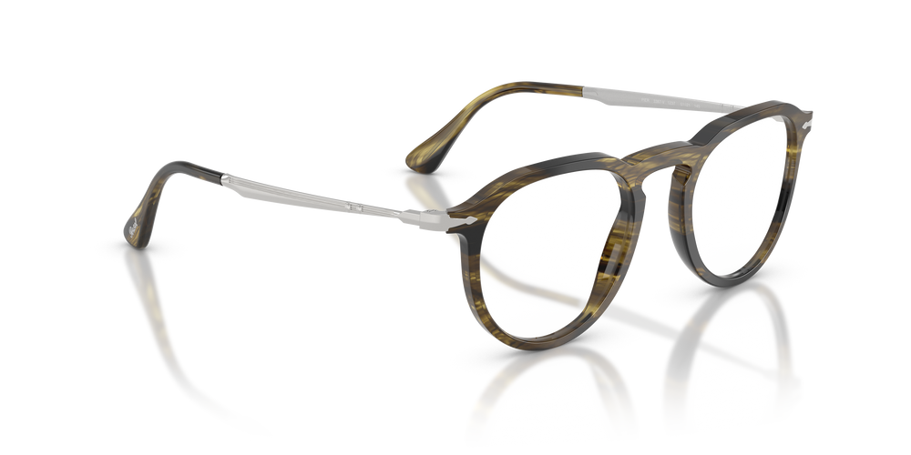 Persol PO3387V - Pier mit Gestell Striped Black &amp; Olive Green - Bild 3