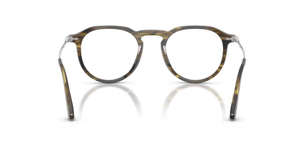 Persol PO3387V - Pier with Striped Black &amp; Olive Green Frame - Image 5