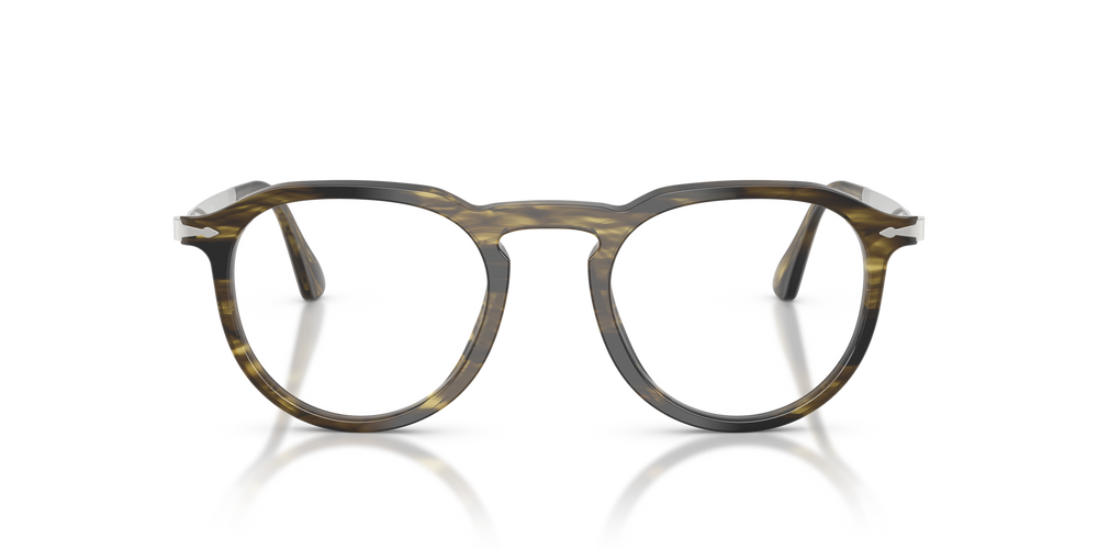 Persol PO3387V - Pier with Striped Black &amp; Olive Green Frame - Image 2