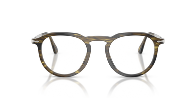 Persol PO3387V - Pier with Striped Black &amp; Olive Green Frame - Image 2