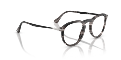 Persol PO3387V - Pier with Striped Black &amp; Grey Frame - Image 3