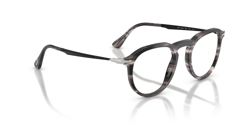 Persol PO3387V - Pier mit Gestell Striped Black &amp; Grey - Bild 3