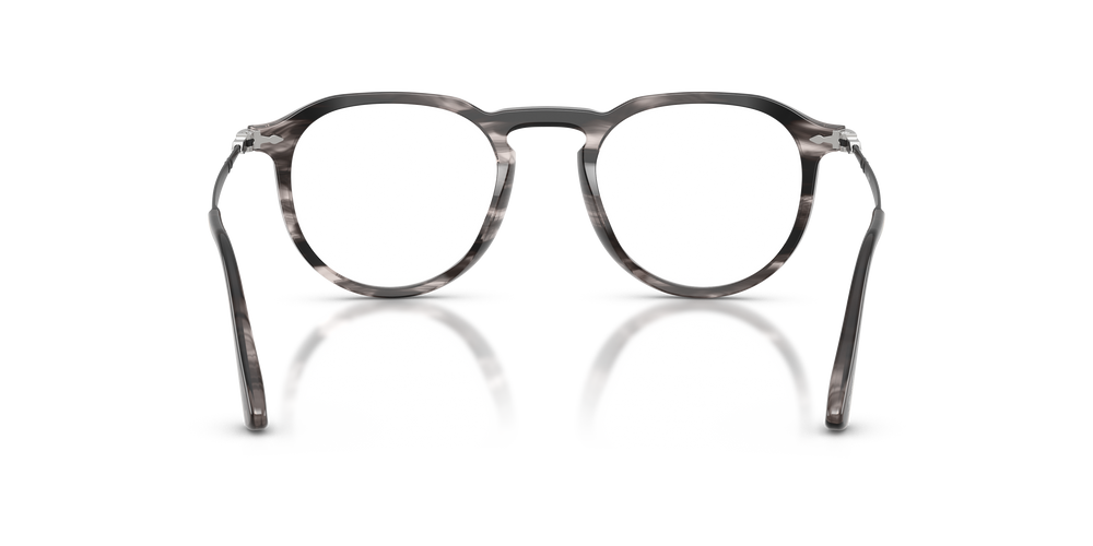Persol PO3387V - Pier with Striped Black &amp; Grey Frame - Image 5