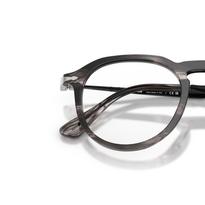 Persol PO3387V - Pier with Striped Black &amp; Grey Frame – Variant Image