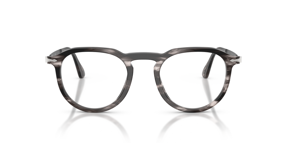 Persol PO3387V - Pier with Striped Black &amp; Grey Frame - Image 2