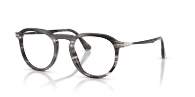 Persol PO3387V - Pier with Striped Black &amp; Grey Frame - Image 1