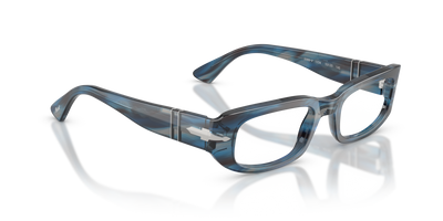Persol PO3388V with Striped Blue And Grey Frame - Image 3