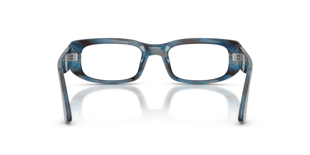 Persol PO3388V avec Monture Rayé Bleu et Gris - Image 5