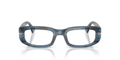 Persol PO3388V avec Monture Rayé Bleu et Gris - Image 2