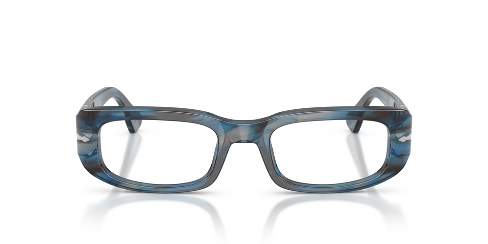 Persol PO3388V con Montatura Striato Blu e Grigio - Immagine 2
