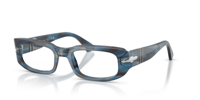 Persol PO3388V with Striped Blue And Grey Frame - Image 1