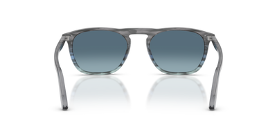 Persol PO3391S - Gae con Montatura Striped Grey Gradient Blue e Lenti Blu - Immagine 5