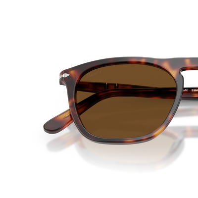 Persol PO3391S - Gae with Havana Frame and Brown Lenses – Variant Image