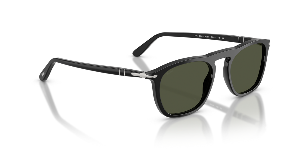 Persol PO3391S - Gae with Black Frame and Green Lenses - Image 3