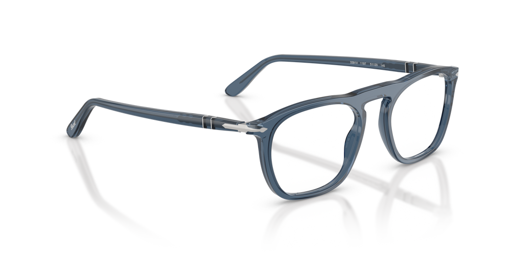 Persol PO3391V with Transparent Denim Blue Frame - Image 3
