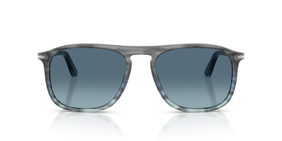 Persol PO3392S mit Striped Grey Gradient Blue Gestell und Blau Gläsern - Bild 2