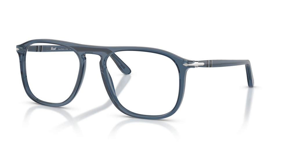 Persol PO3392V with Transparent Denim Blue Frame - Image 1
