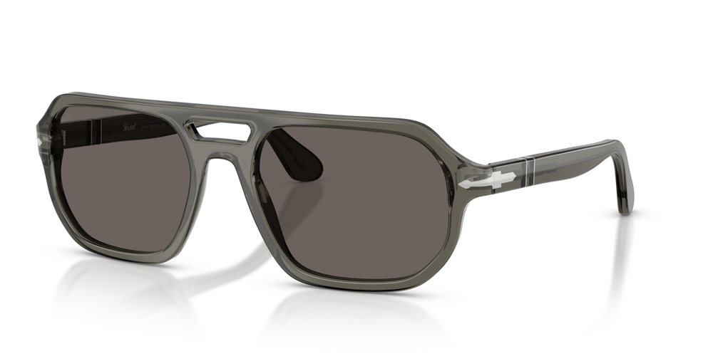 Persol PO3393S - Guido with Transparent Grey Frame and Grey Lenses - Image 1