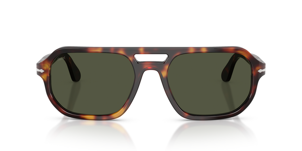 Persol PO3393S - Guido with Havana Frame and Green Lenses - Image 2