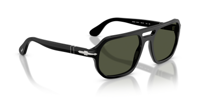 Persol PO3393S - Guido with Black Frame and Green Lenses - Image 3