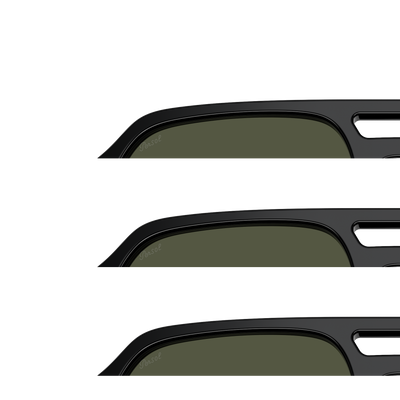 Persol PO3393S - Guido avec Monture Noir et Verres Vert – Image variante