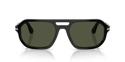 Persol PO3393S - Guido avec Monture Noir et Verres Vert - Image 2
