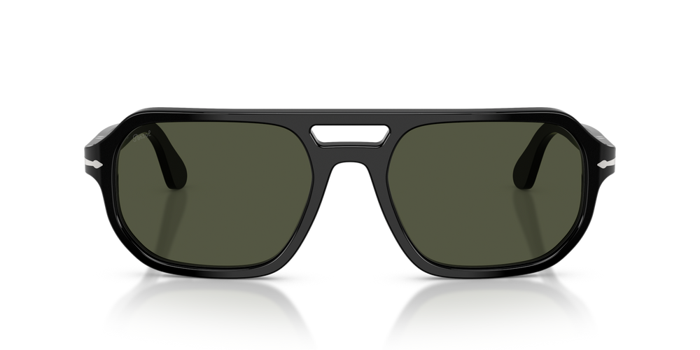 Persol PO3393S - Guido with Black Frame and Green Lenses - Image 2
