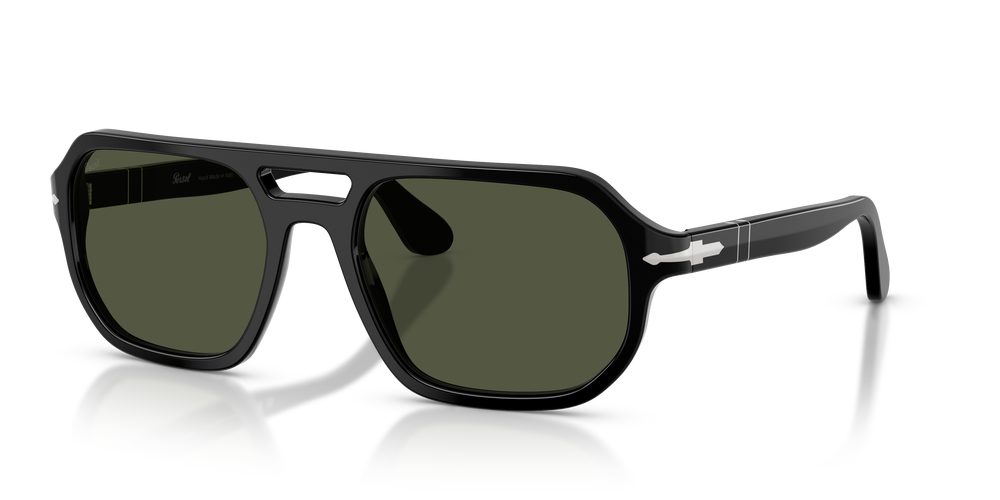 Persol PO3393S - Guido avec Monture Noir et Verres Vert - Image 1
