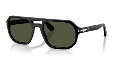 Persol PO3393S - Guido avec Monture Noir et Verres Vert - Image 1