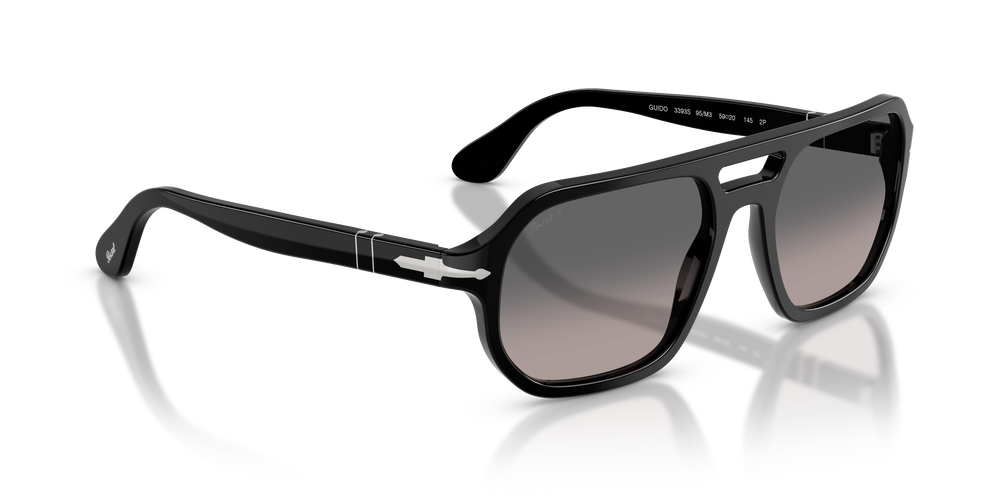 Persol PO3393S - Guido con Montatura Nero e Lenti Grigio - Immagine 3