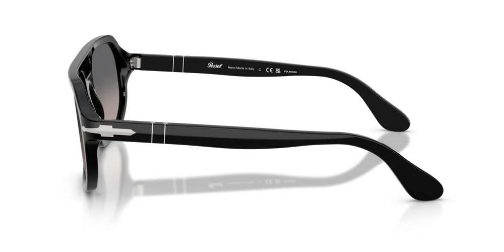 Persol PO3393S - Guido with Black Frame and Grey Lenses - Image 4
