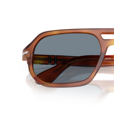 Persol PO3393S - Guido with Terra Di Siena Frame and Blue Lenses – Variant Image