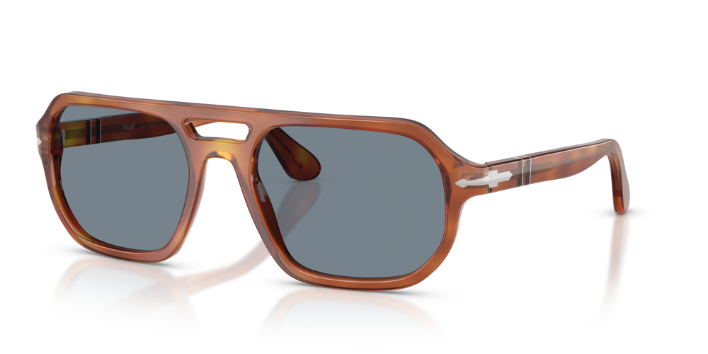 Persol PO3393S - Guido with Terra Di Siena Frame and Blue Lenses - Image 1