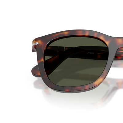 Persol PO3395S mit Havana Gestell und Grün Gläsern – Variantenbild