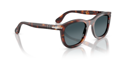 Persol PO3395S with Havana Frame and Blue Lenses - Image 3