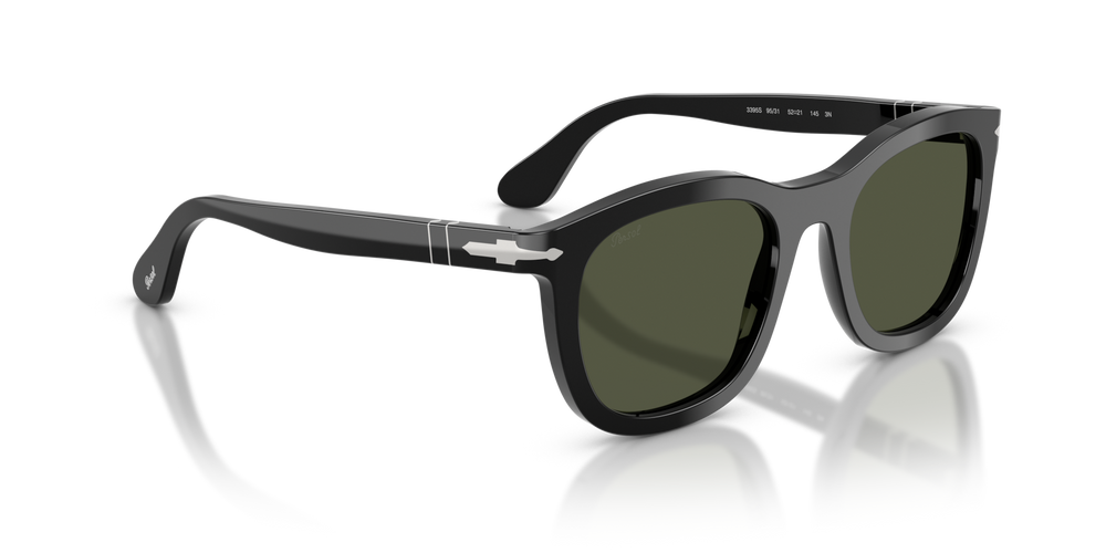 Persol PO3395S with Black Frame and Green Lenses - Image 3
