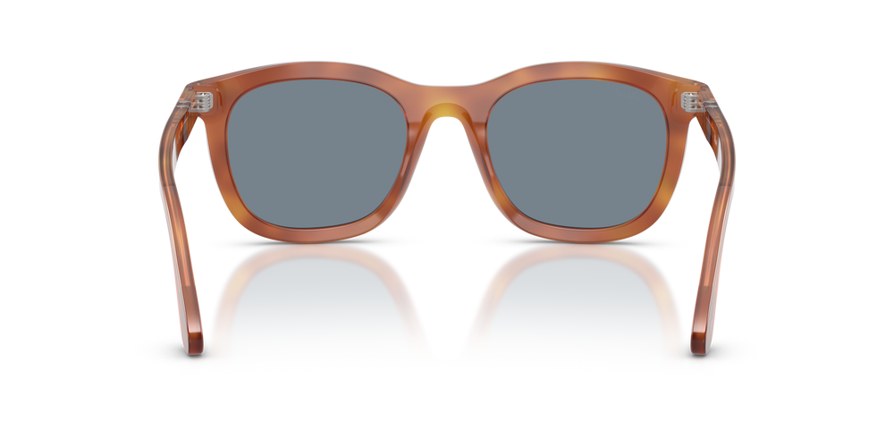 Persol PO3395S avec Monture Terre de Sienne et Verres Bleu - Image 5