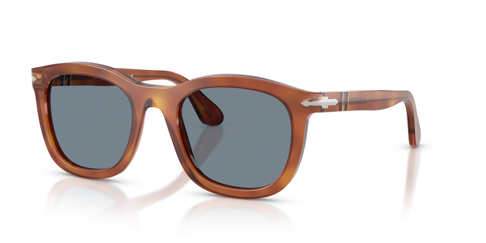 Persol PO3395S with Terra Di Siena Frame and Blue Lenses - Image 1