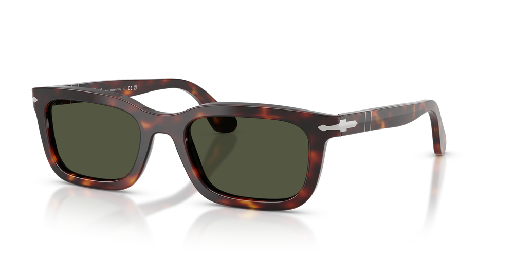 Persol PO3396S mit Havana Gestell und Grün Gläsern - Bild 1